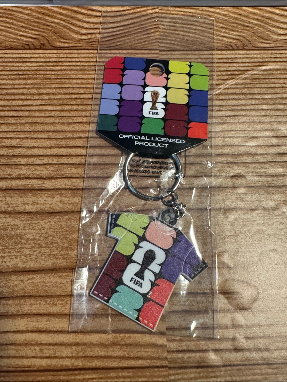FIFA Multicolor Jersey Key & Card Holder Keychain